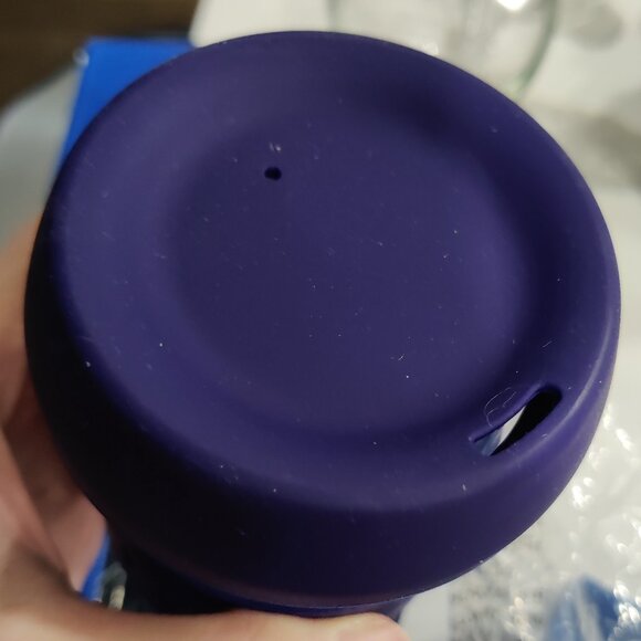 2/$25 *Set of two* Reusable Glass Eco Coffee Cups NIB - Picture 2 of 5